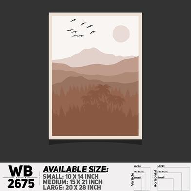 DDecorator Landscape Art Digital Illustration Wall Board and Wall Canvas image