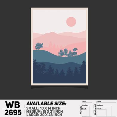 DDecorator Landscape Art Digital Illustration Wall Board And Wall Canvas image