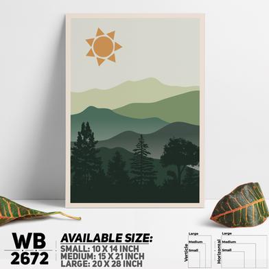 DDecorator Landscape Art Digital Illustration Wall Board and Wall Canvas image