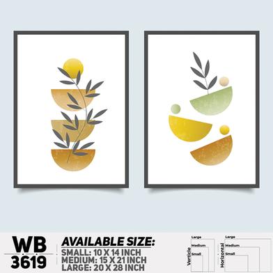 DDecorator Leaf And Abstract ArtWork Wall Decor image