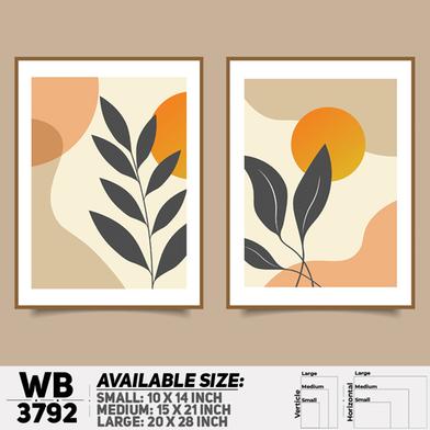 DDecorator Leaf And Abstract ArtWork Wall Decor image