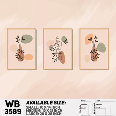 DDecorator Leaf And Line Art ArtWork Wall Decor image