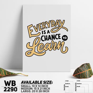 DDecorator Learn Everything - Motivational Wall Board And Wall Canvas image