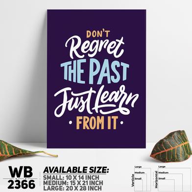 DDecorator Learn From The Past - Motivational Wall Board and Wall Canvas image