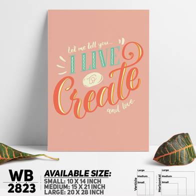DDecorator Live to Great - Motivational Wall Board and Wall Canvas image