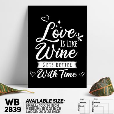 DDecorator Love Get's Better With Time - Motivational Wall Board and Wall Canvas image