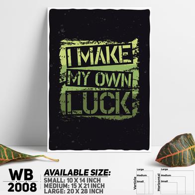 DDecorator Luck - Motivational Wall Board and Wall Canvas image