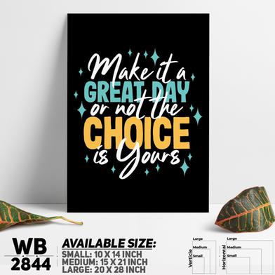 DDecorator Make It A Great Day - Motivational Wall Board and Wall Canvas image