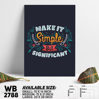 DDecorator Make It Significant - Motivational Wall Board and Wall Canvas image