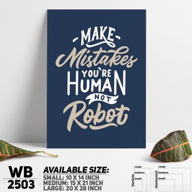 DDecorator Make No Mistakes - Motivational Wall Board And Wall Canvas image