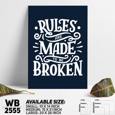 DDecorator Make The Rules - Motivational Wall Board And Wall Canvas image