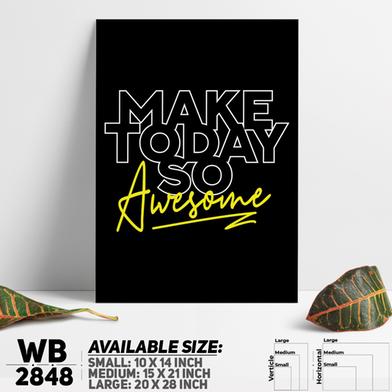 DDecorator Make Today Awesome - Motivational Wall Board and Wall Canvas image