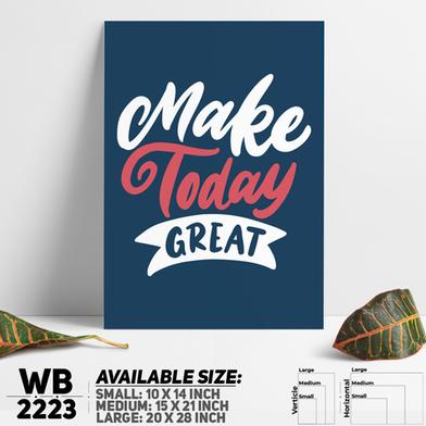 DDecorator Make Today Great - Motivational Wall Board and Wall Canvas image