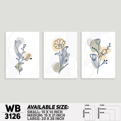 DDecorator Modern Flower ArtWork Wall Decor image