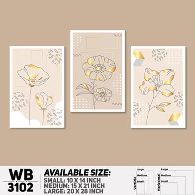 DDecorator Modern Flower ArtWork Wall Decor image