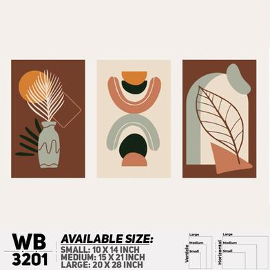 DDecorator Modern Leaf ArtWork Wall Decor image