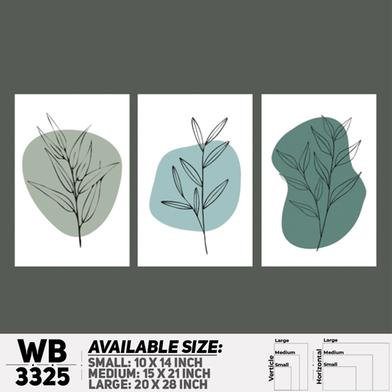DDecorator Modern Leaf ArtWork Wall Decor image