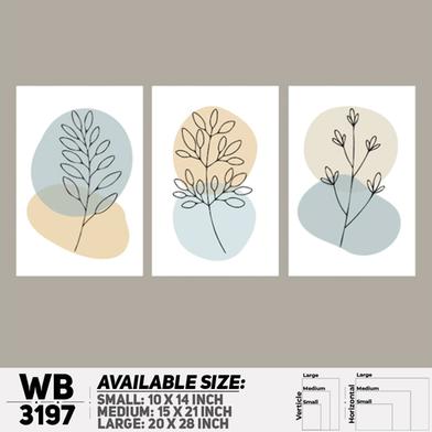 DDecorator Modern Leaf ArtWork Wall Decor image