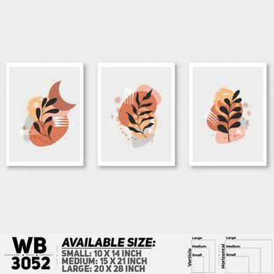Ddecorator Modern Leaf Artwork Wall Decor image