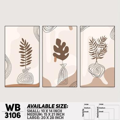 DDecorator Modern Leaf ArtWork Wall Decor image