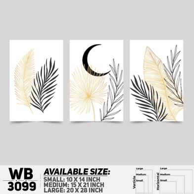 DDecorator Modern Leaf ArtWork Wall Decor image
