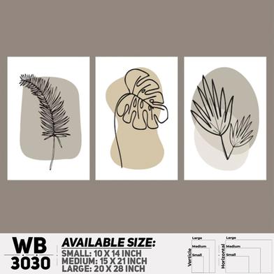 DDecorator Modern Leaf ArtWork Wall Decor image