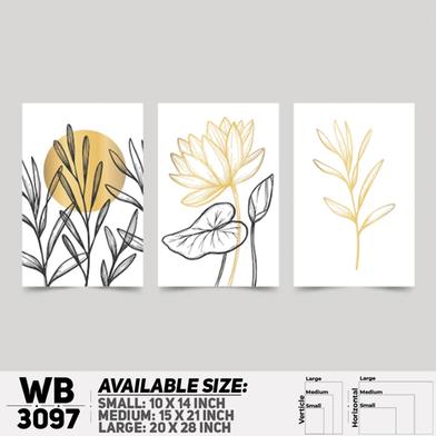 DDecorator Modern Leaf ArtWork Wall Decor image