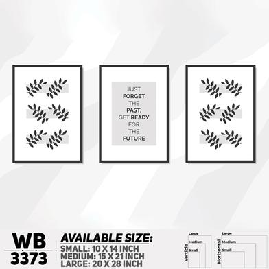 DDecorator Motivational And Abstract Art (Set of 3) Wall Board And Wall Canvas image