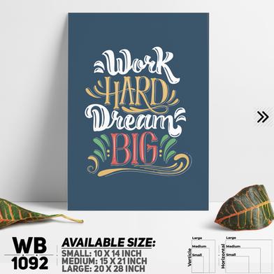 DDecorator Motivational Quote Wall Board And Wall Canvas image