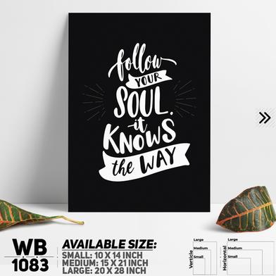 DDecorator Motivational Quote Wall Board And Wall Canvas image