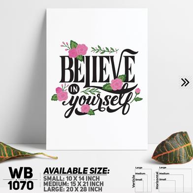 DDecorator Motivational Quote Wall Board And Wall Canvas image