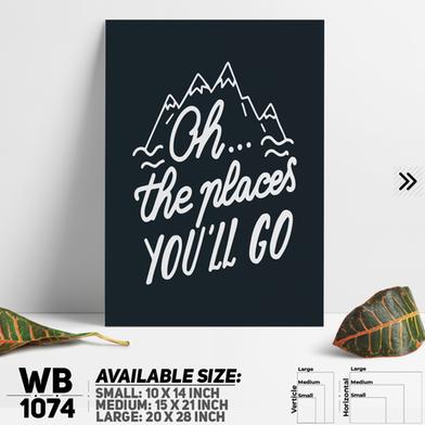DDecorator Motivational Quote Wall Board And Wall Canvas image