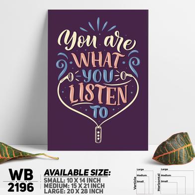 DDecorator Music Lover - Motivational Wall Board and Wall Canvas- WB2196 image