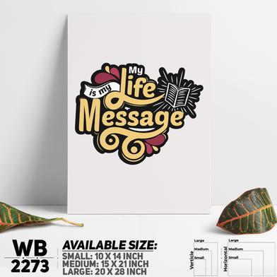DDecorator My Life - Motivational Wall Board and Wall Canvas image