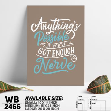 DDecorator Never Give Up - Motivational Wall Board and Wall Canvas image