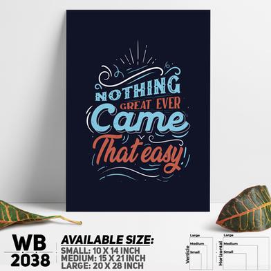 DDecorator Never - Motivational Wall Board and Wall Canvas image