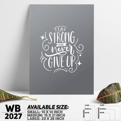 DDecorator Never - Motivational Wall Board and Wall Canvas image