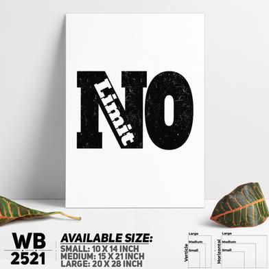 DDecorator No Limit - Motivational Wall Board And Wall Canvas image