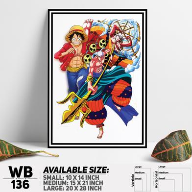 DDecorator One Piece Anime Manga series Wall Board And Wall Canvas image