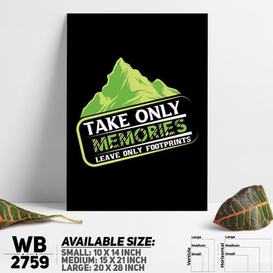DDecorator Only Memories Travel - Motivational Wall Board and Wall Canvas image