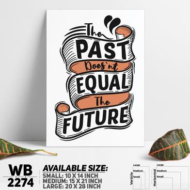 DDecorator Past and Future - Motivational Wall Board and Wall Canvas image