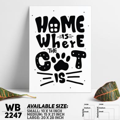 DDecorator Pet Lovers - Cat - Motivational Wall Board and Wall Canvas image