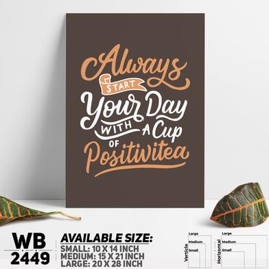 DDecorator Positive Attitude - Motivational Wall Board and Wall Canvas image