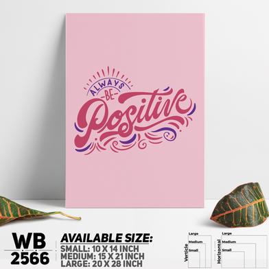 DDecorator Positive Mind - Motivational Wall Board And Wall Canvas image