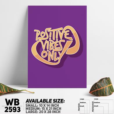 DDecorator Positive Vibes Only - Motivational Wall Board And Wall Canvas image