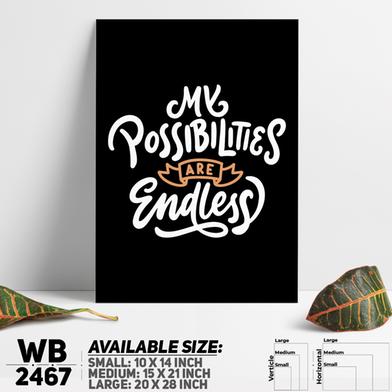 DDecorator Possibilities Are Endless - Motivational Wall Board and Wall Canvas image