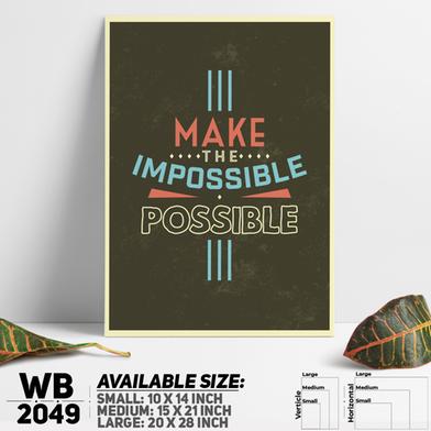 DDecorator Possible - Motivational Wall Board and Wall Canvas image