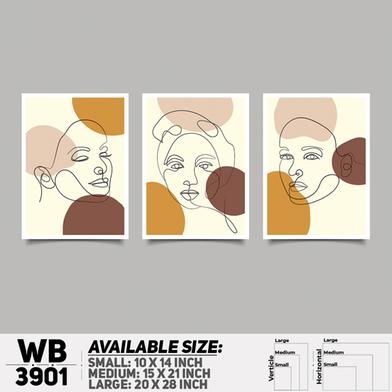 DDecorator Potrait Line Art Wall Decor image