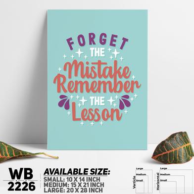 DDecorator Remember The Lesson - Motivational Wall Board and Wall Canvas image