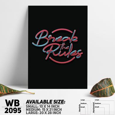 DDecorator Rules - Motivational Wall Board and Wall Canvas image